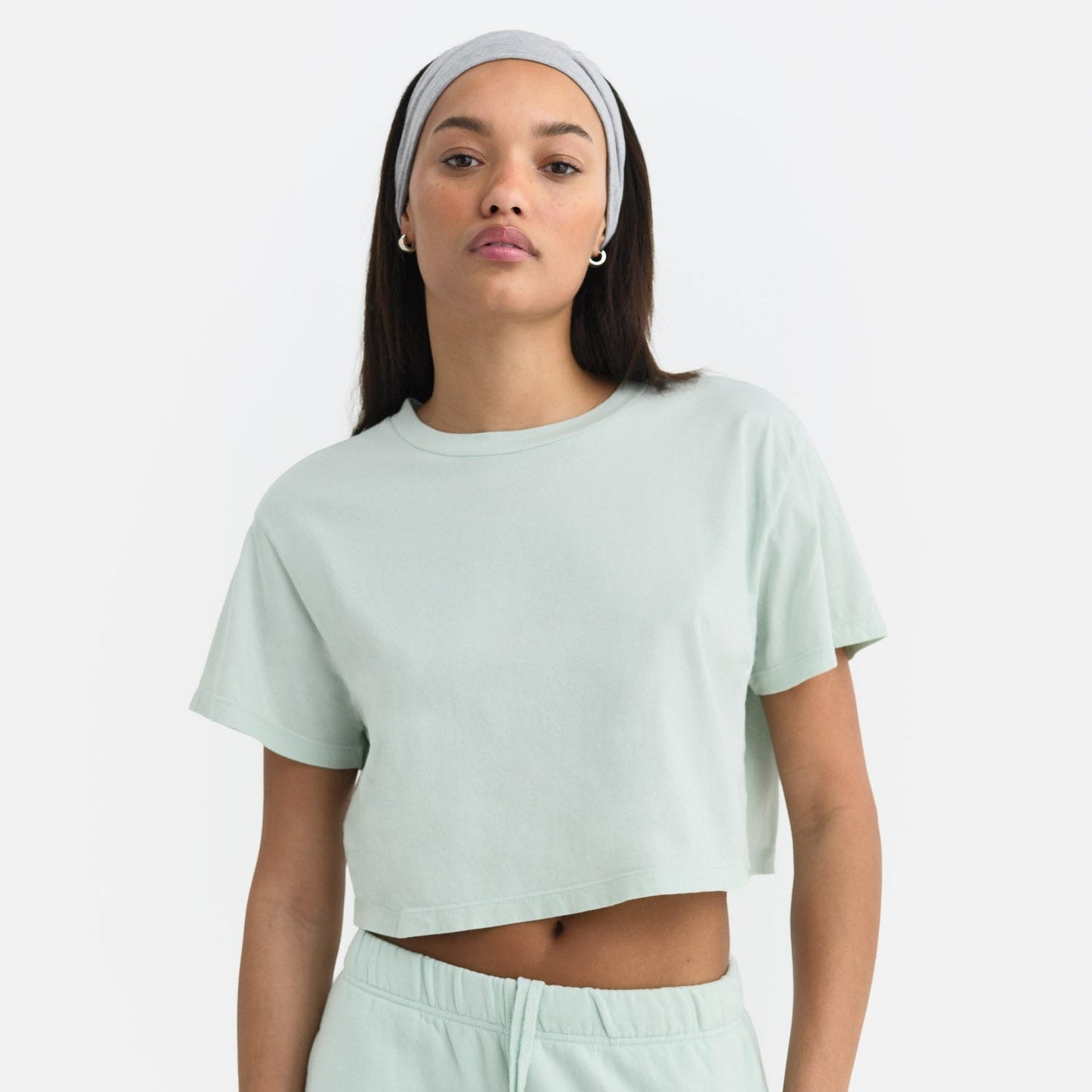 Organic Cotton Relaxed Crop Tee