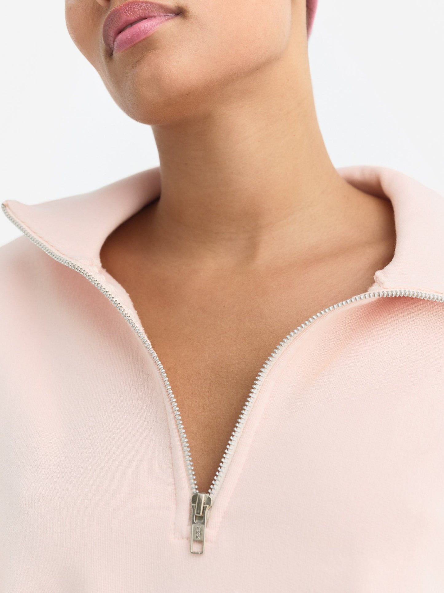 Organic Fleece Quarter Zip Sweatshirt