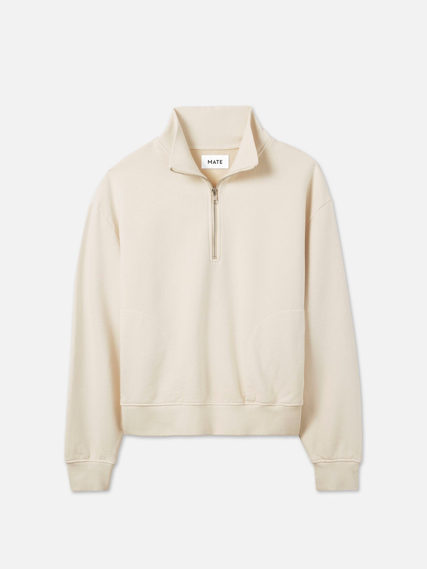 Organic Fleece Quarter Zip Sweatshirt