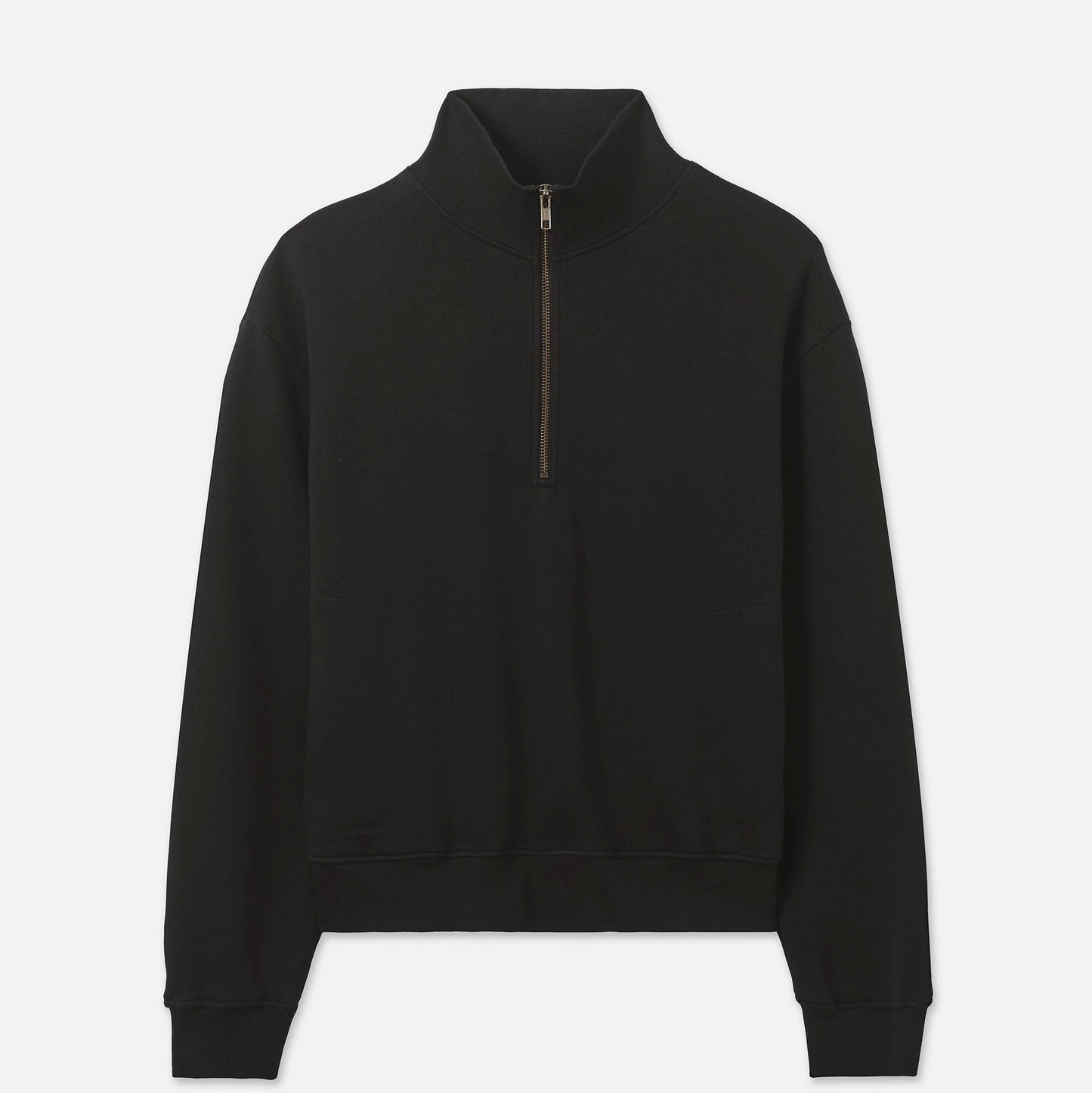 Organic Fleece Quarter Zip Sweatshirt