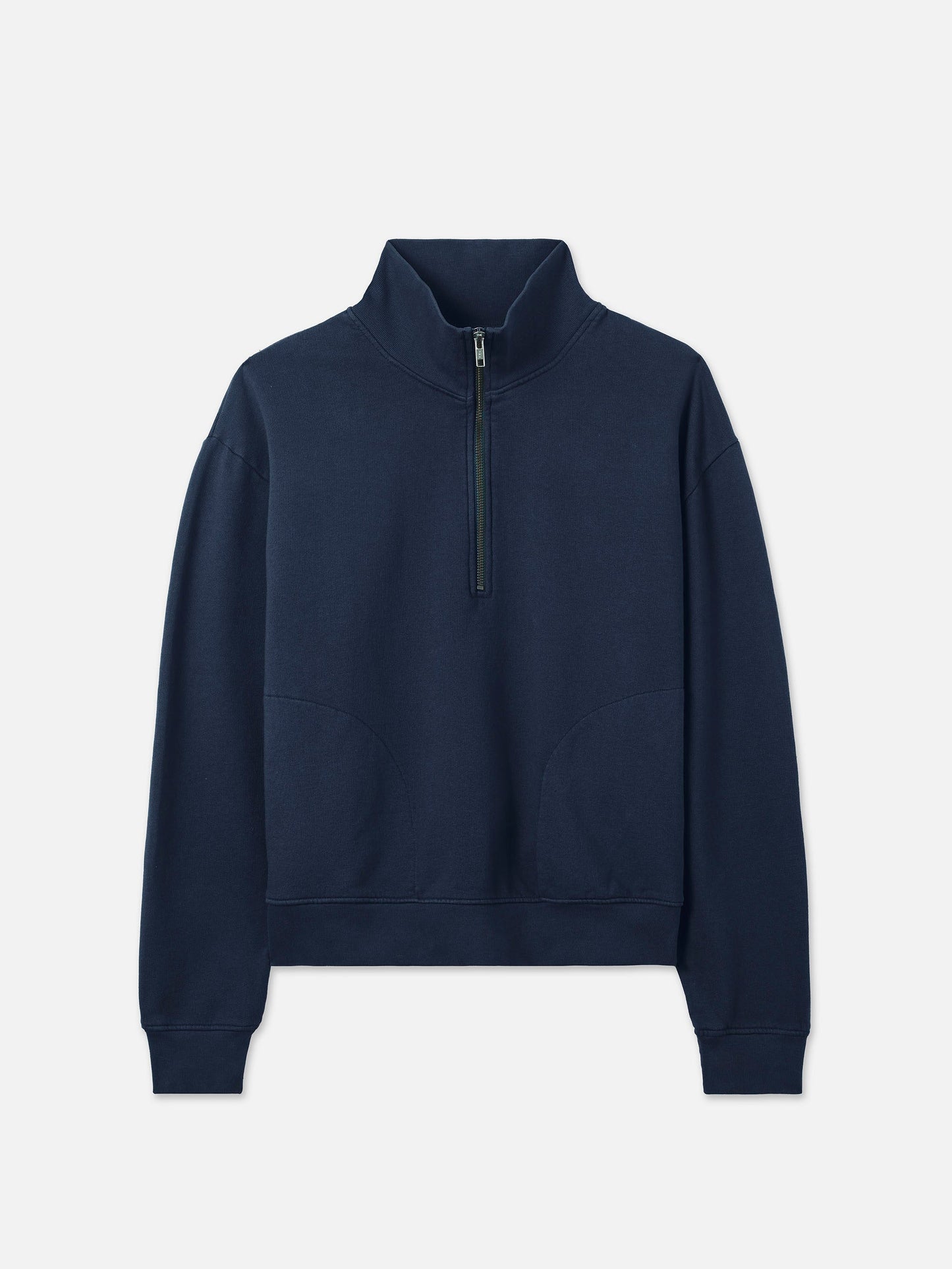 Organic Fleece Quarter Zip Sweatshirt