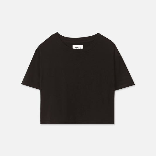 Organic Cotton Relaxed Crop Tee