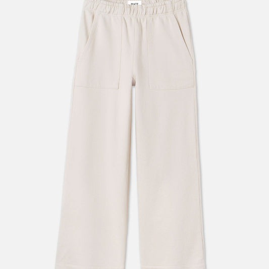 Organic Fleece Wide Leg Pant