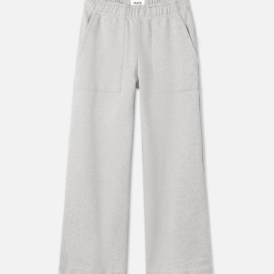 Organic Fleece Wide Leg Pant