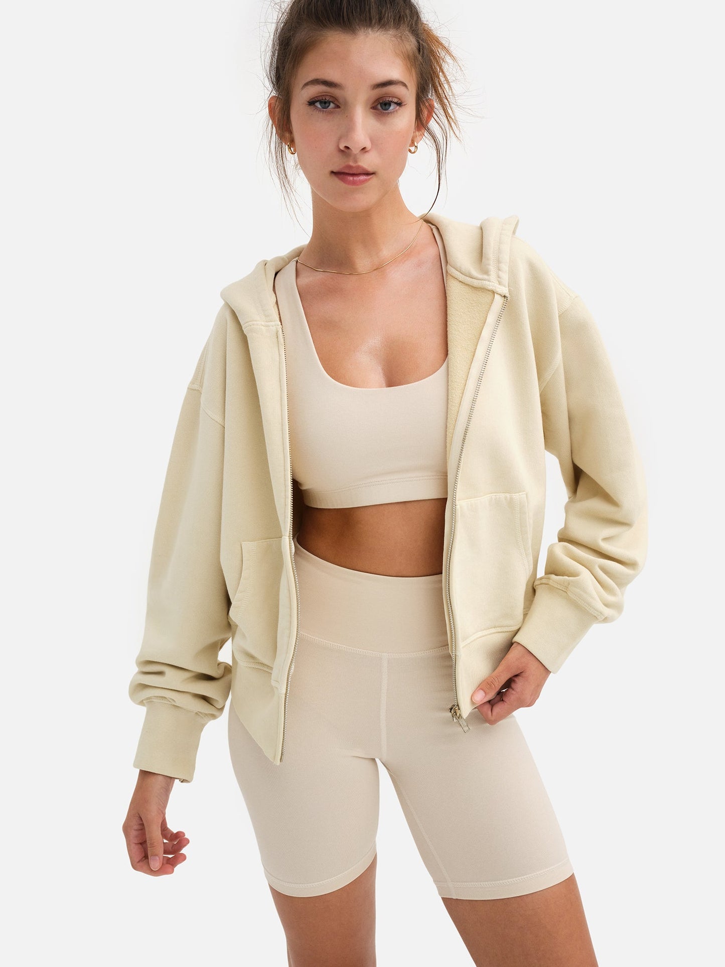 Organic Fleece Zip Hoodie