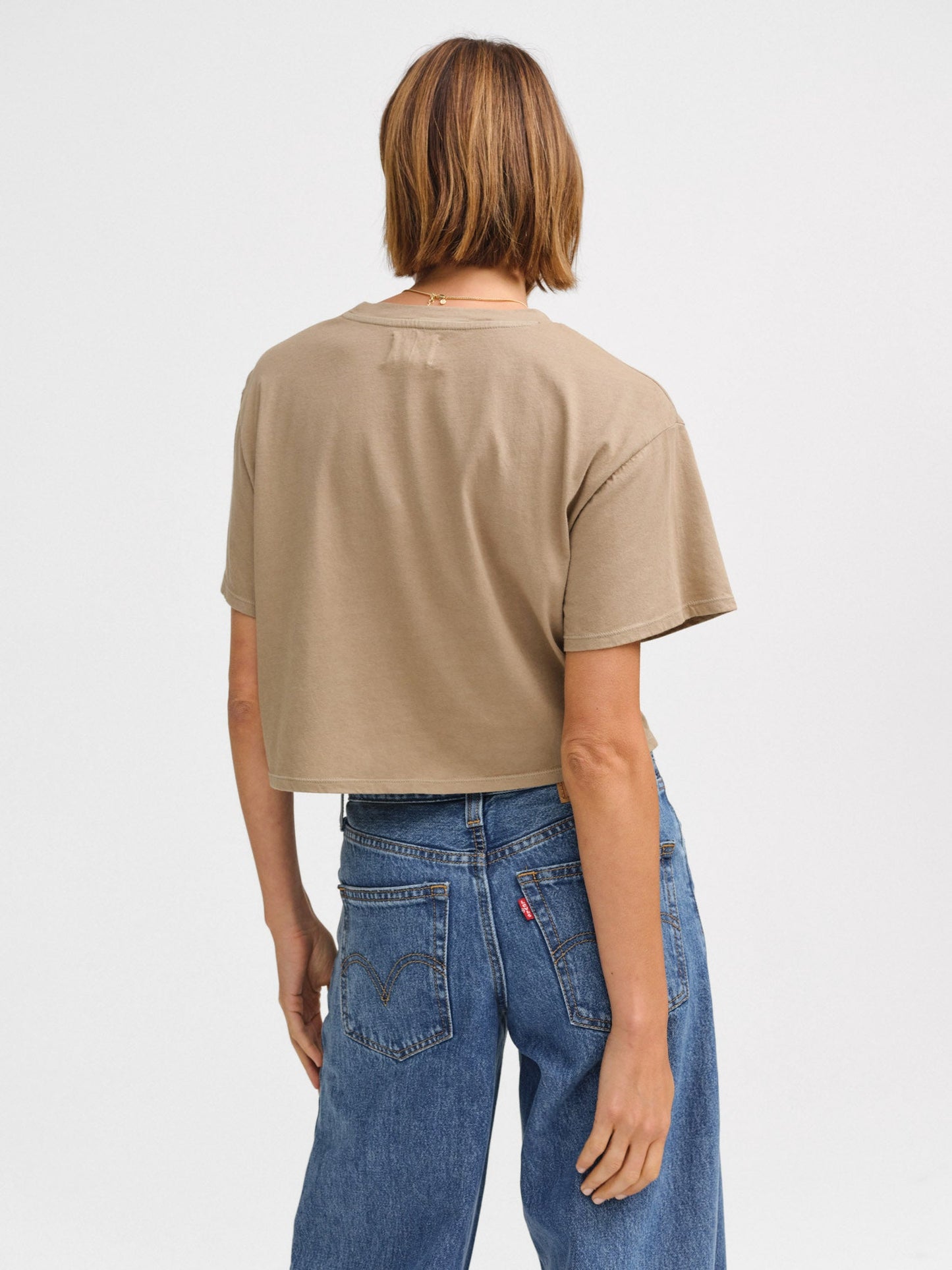 Organic Cotton Relaxed Crop Tee