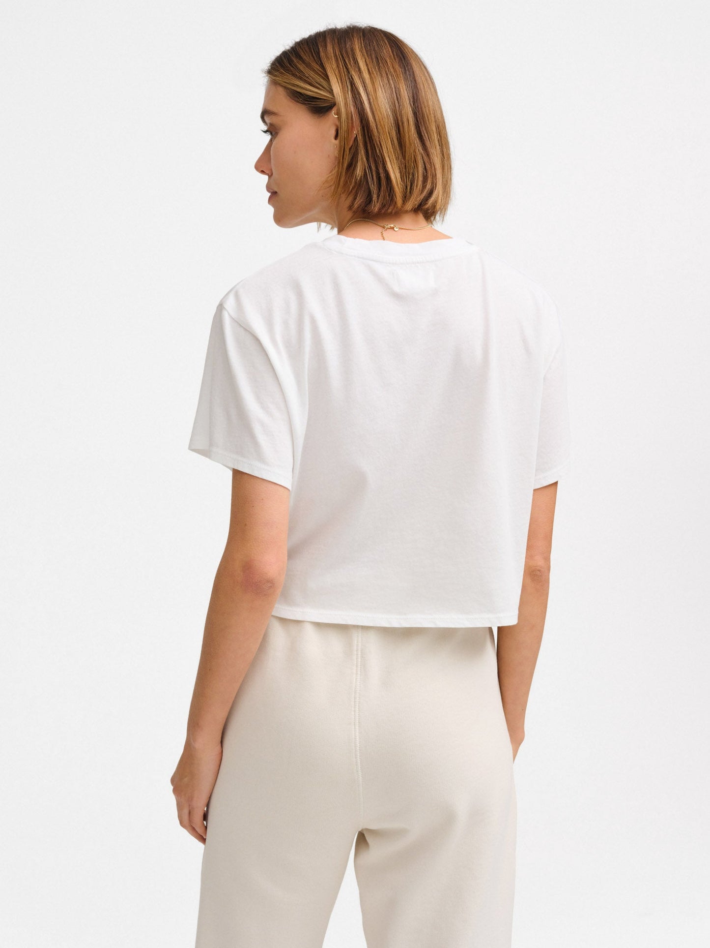 Organic Cotton Relaxed Crop Tee