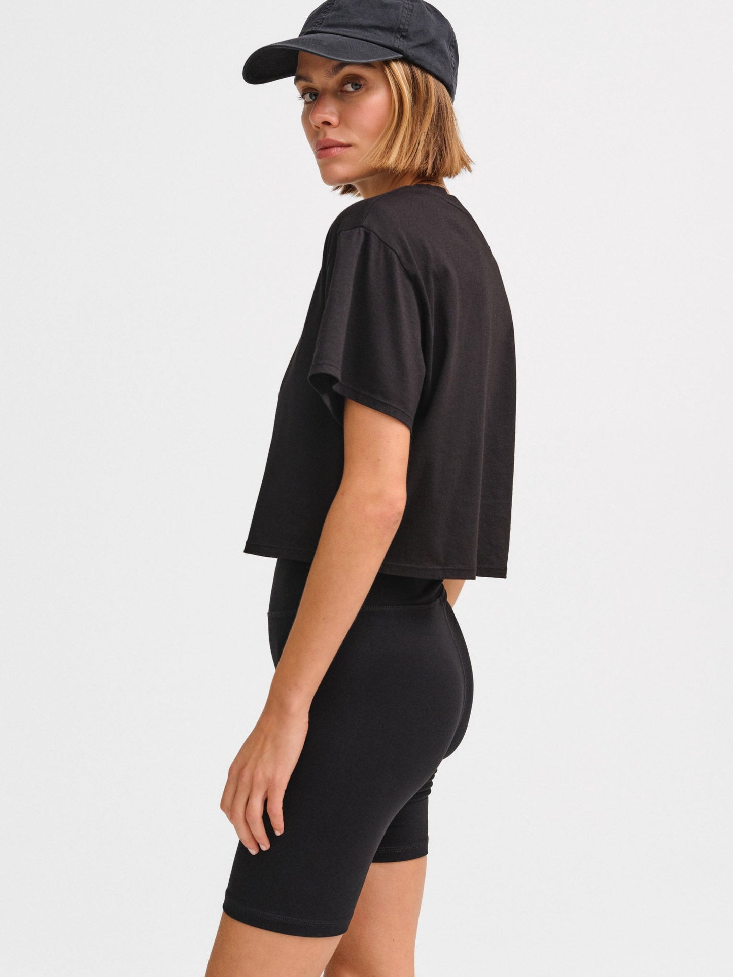 Organic Cotton Relaxed Crop Tee