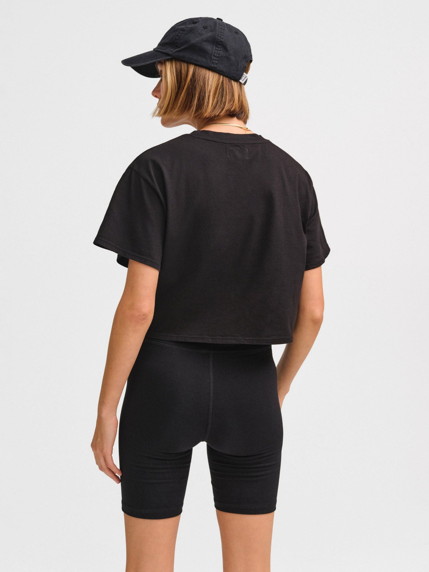 Organic Cotton Relaxed Crop Tee