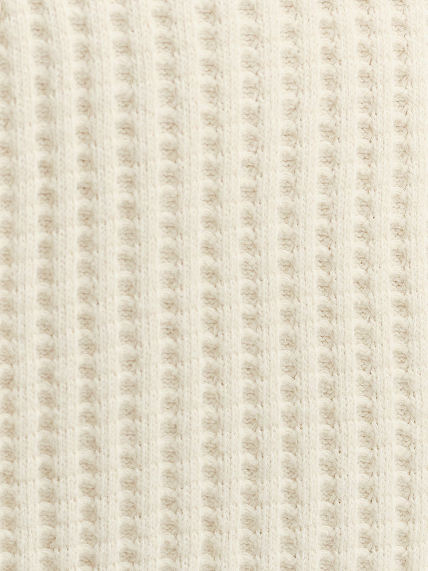 Men's Organic Waffle Crew