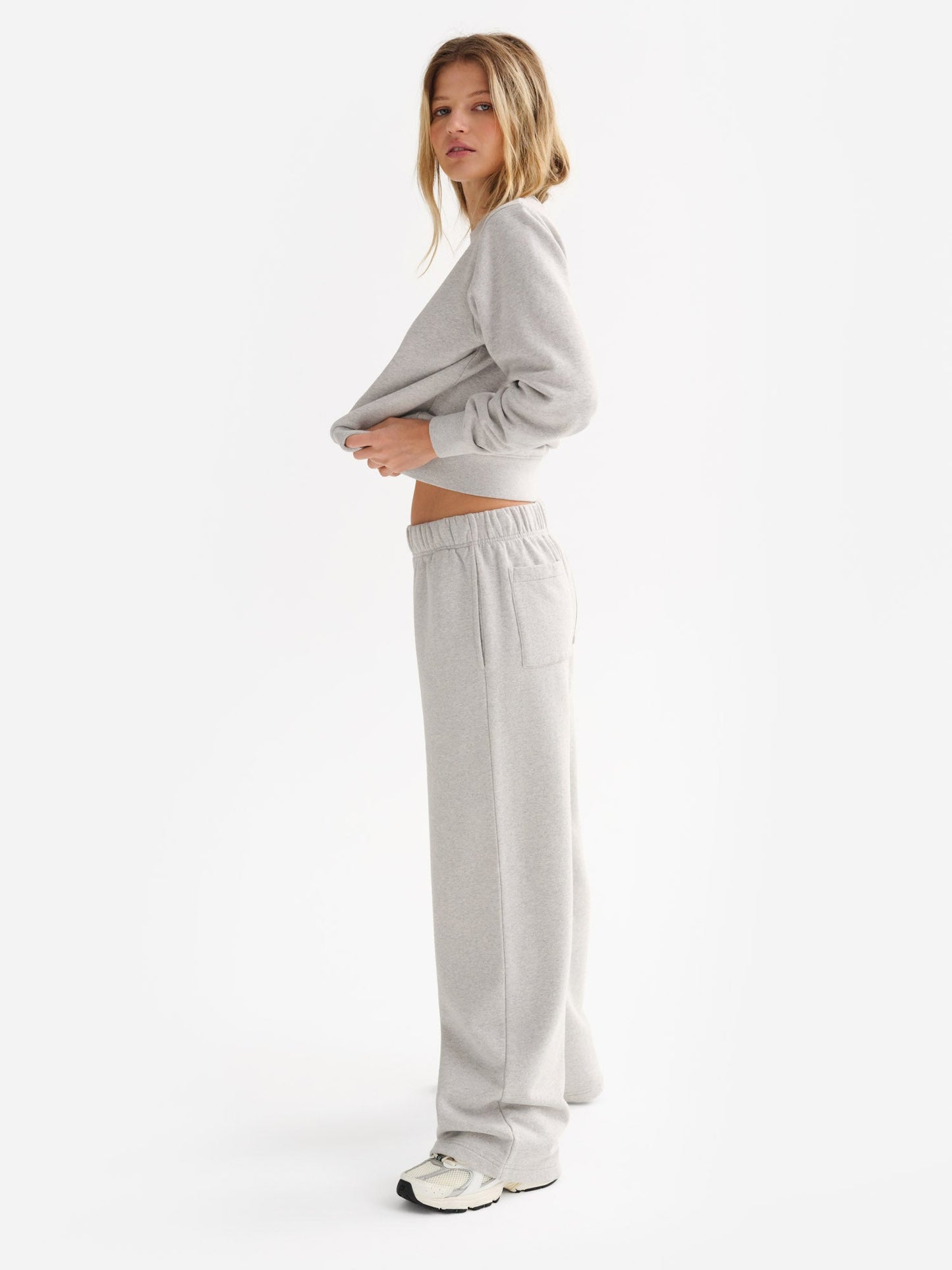 Organic Fleece Straight Leg Sweatpant