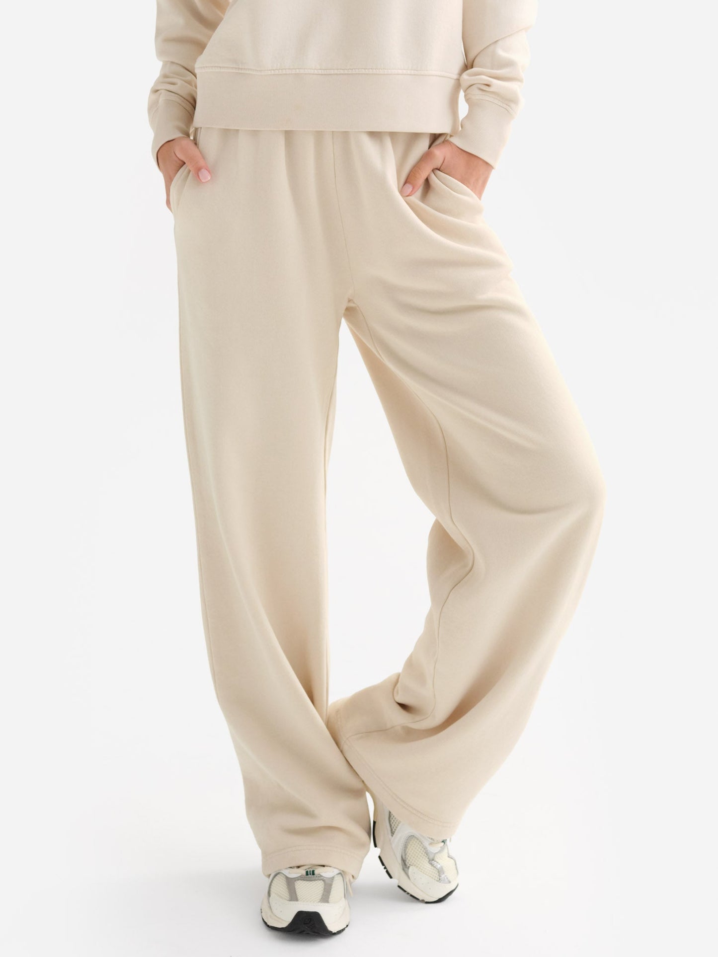 Organic Fleece Straight Leg Sweatpant