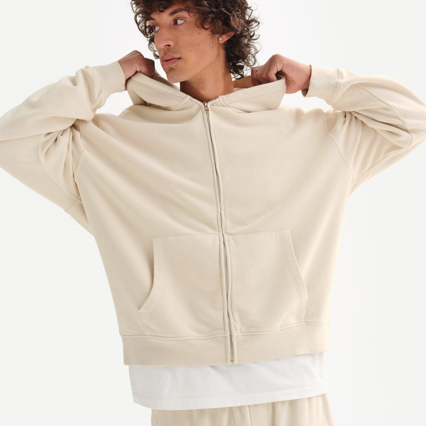 Men's Organic Fleece Zip Hoodie