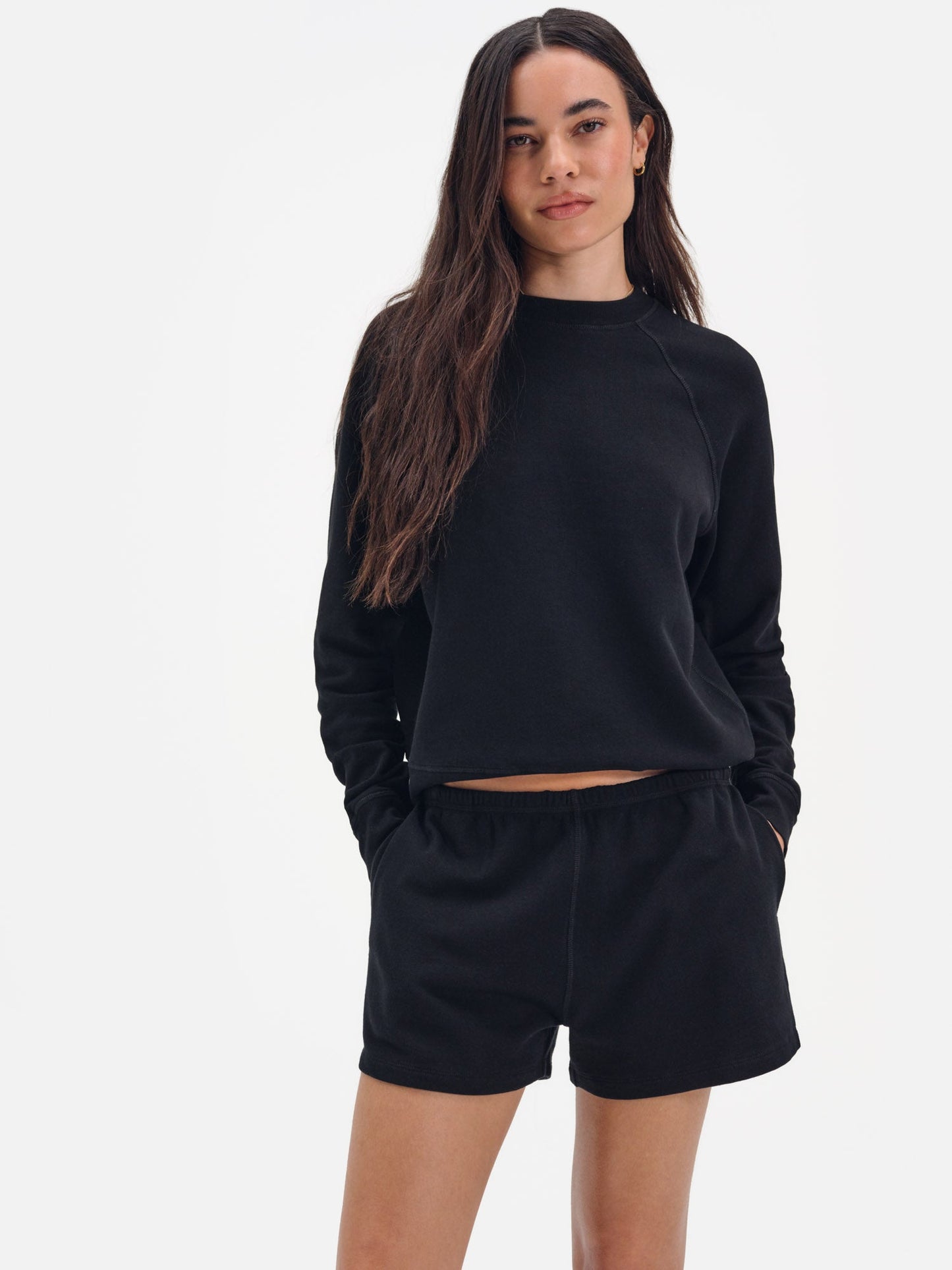 Organic Lightweight Terry Track Shorts