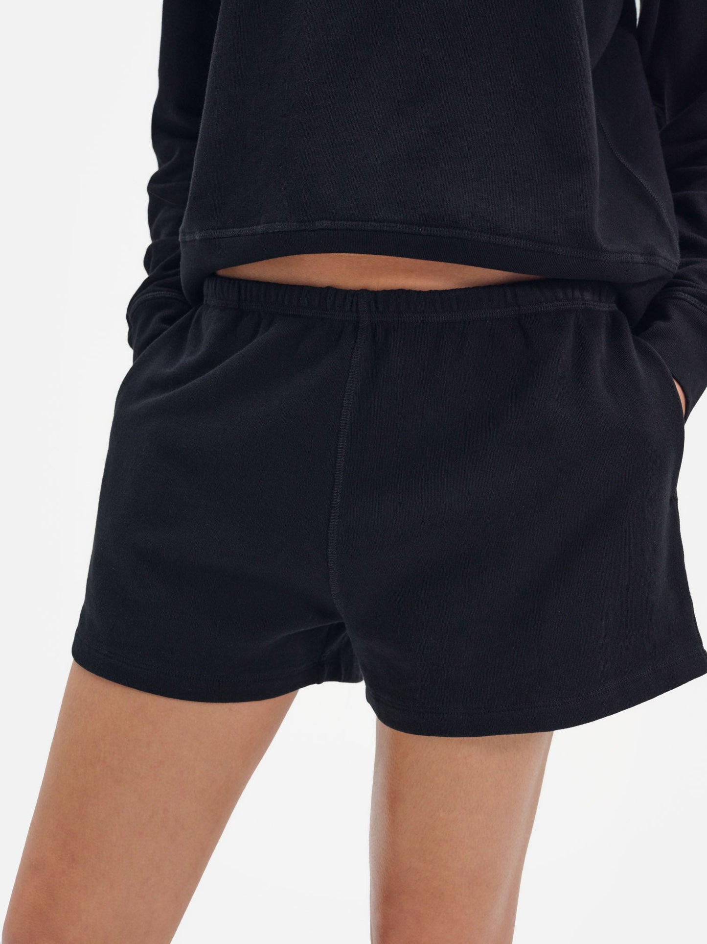 Organic Lightweight Terry Track Shorts