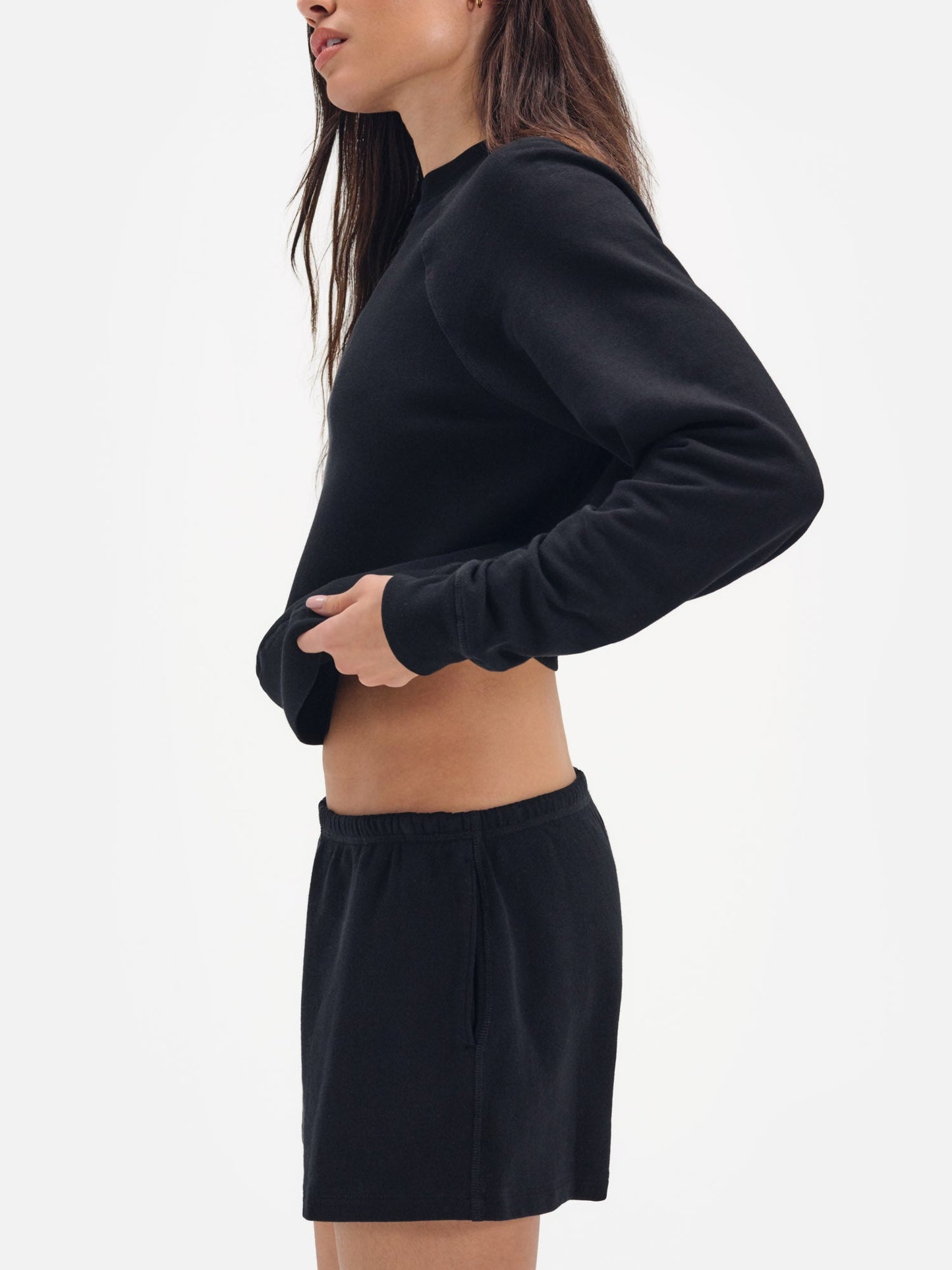 Organic Lightweight Terry Track Shorts