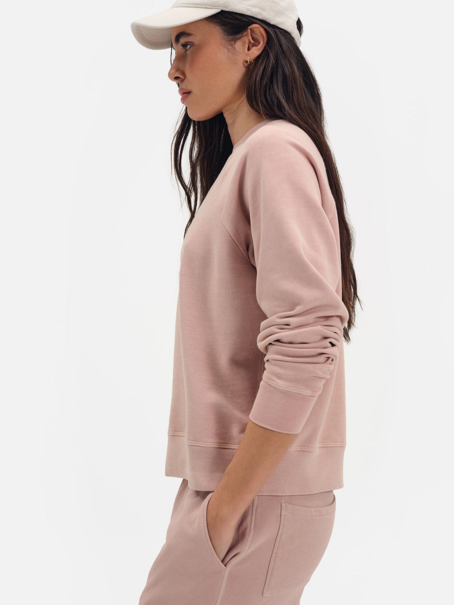 Organic Lightweight Terry Raglan Sweatshirt