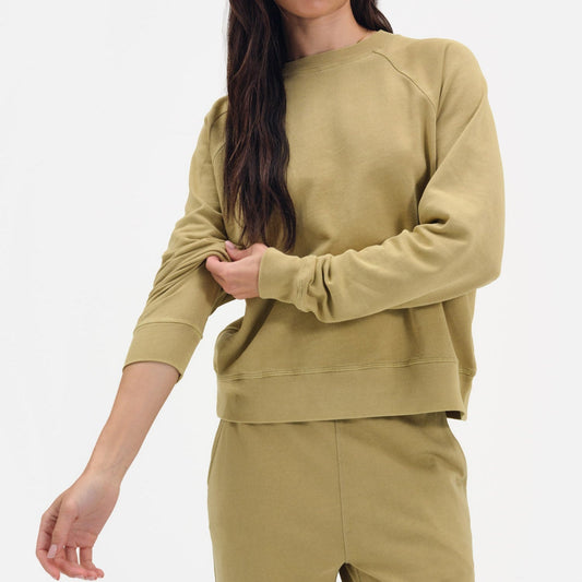 Organic Lightweight Terry Raglan Sweatshirt