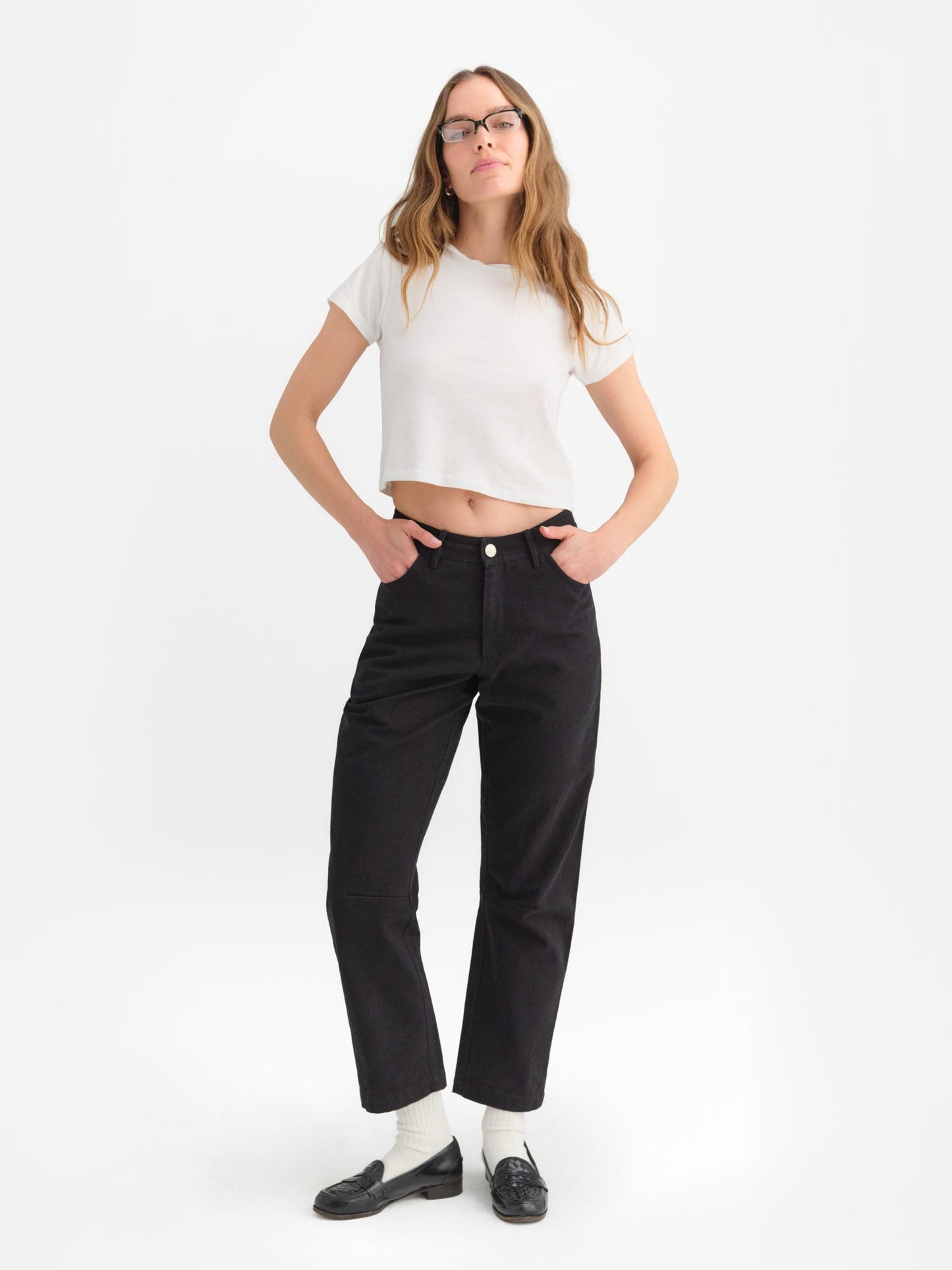Organic Cotton Canvas Five Pocket Pant