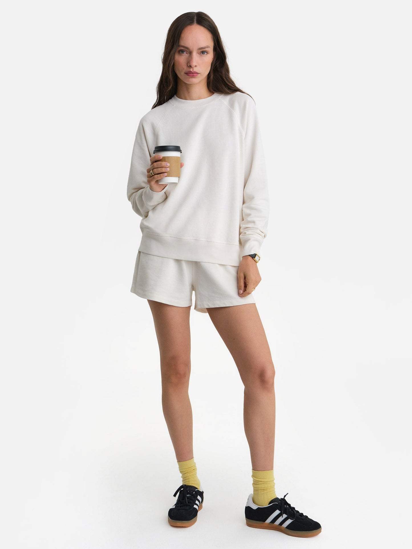 Organic Lightweight Terry Raglan Sweatshirt