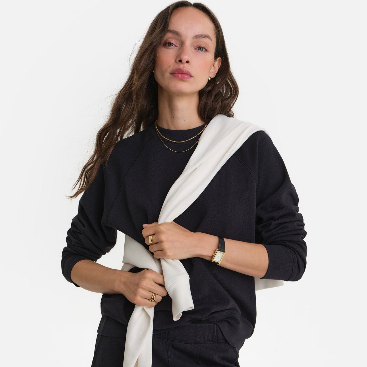 Organic Lightweight Terry Raglan Sweatshirt