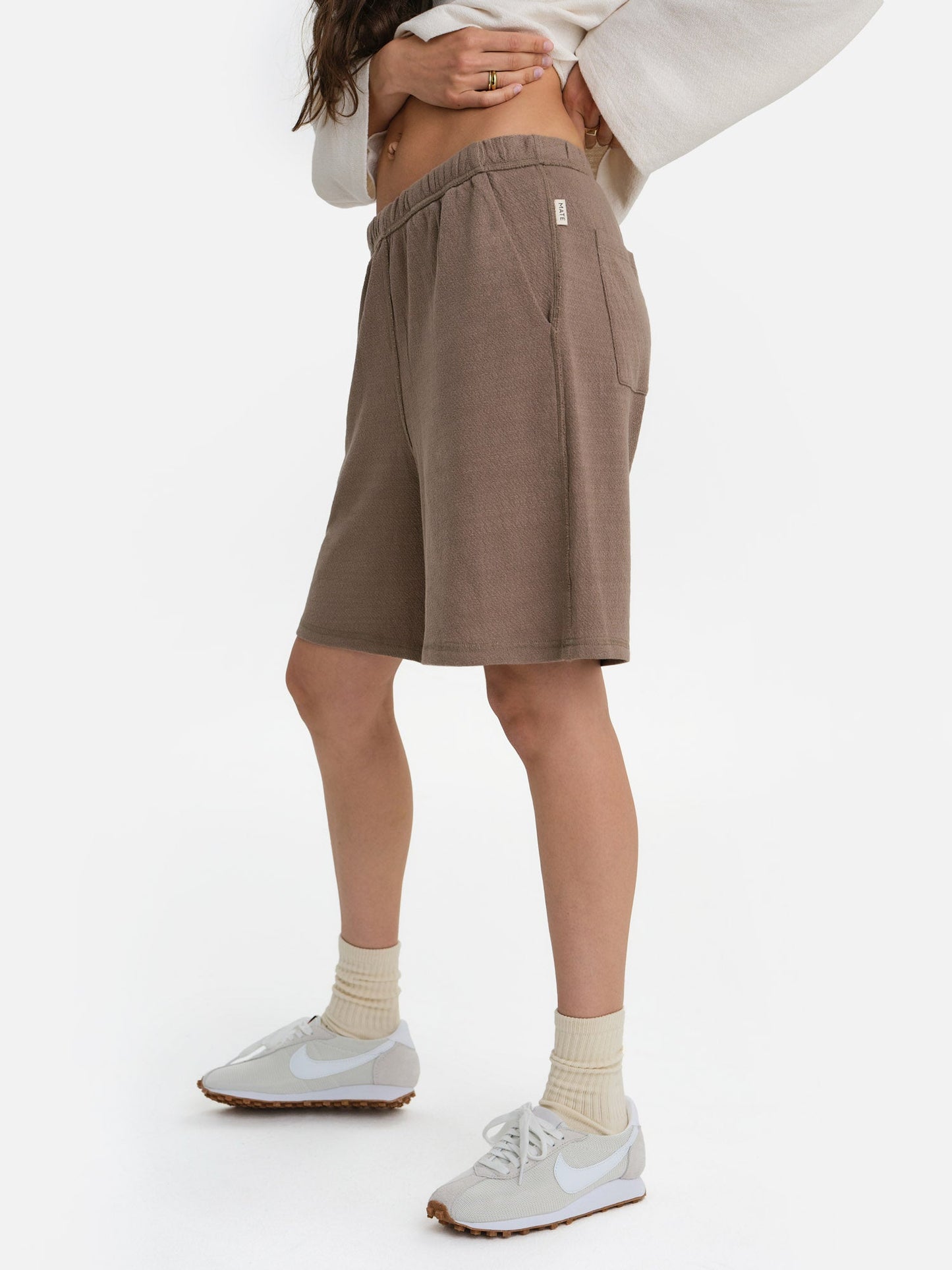 Textured Knit Boxy Short