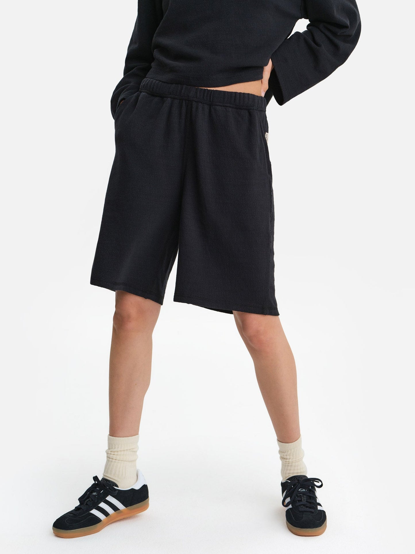 Textured Knit Boxy Short