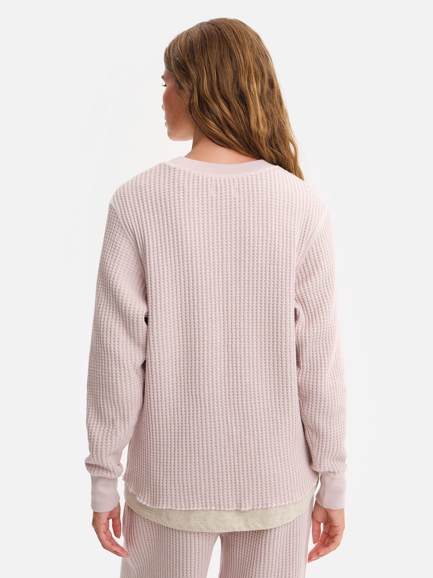 Organic Waffle Crew Top