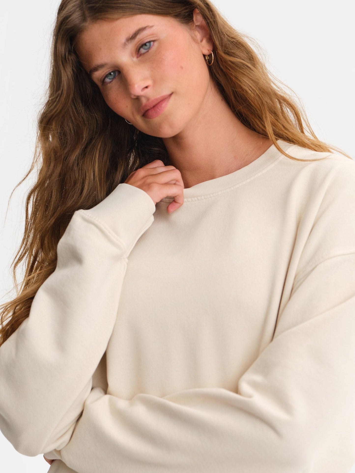 Organic Fleece Boyfriend Sweatshirt