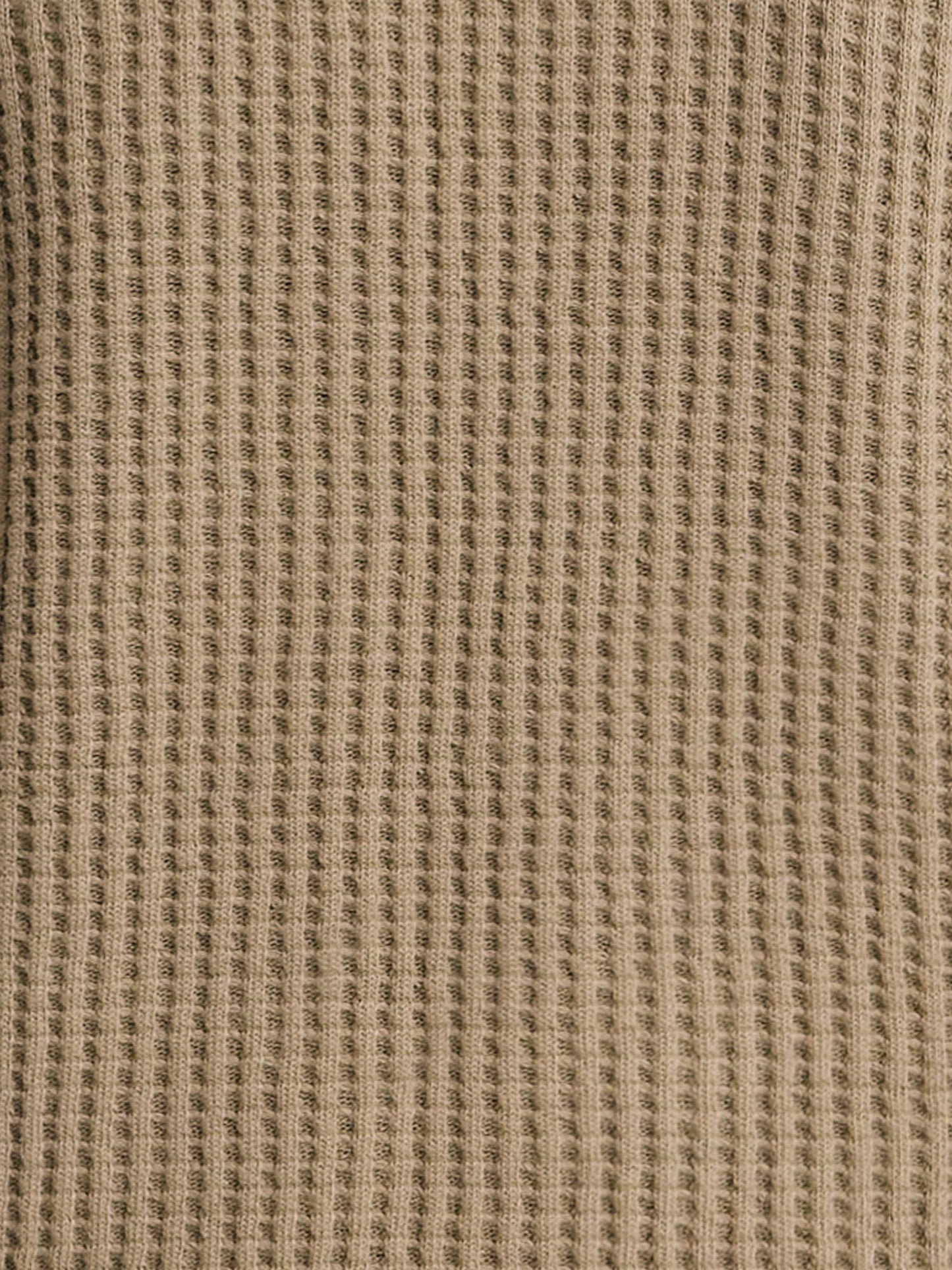 Organic Waffle Crew Top