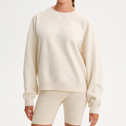 Organic Fleece Relaxed Crewneck Sweatshirt