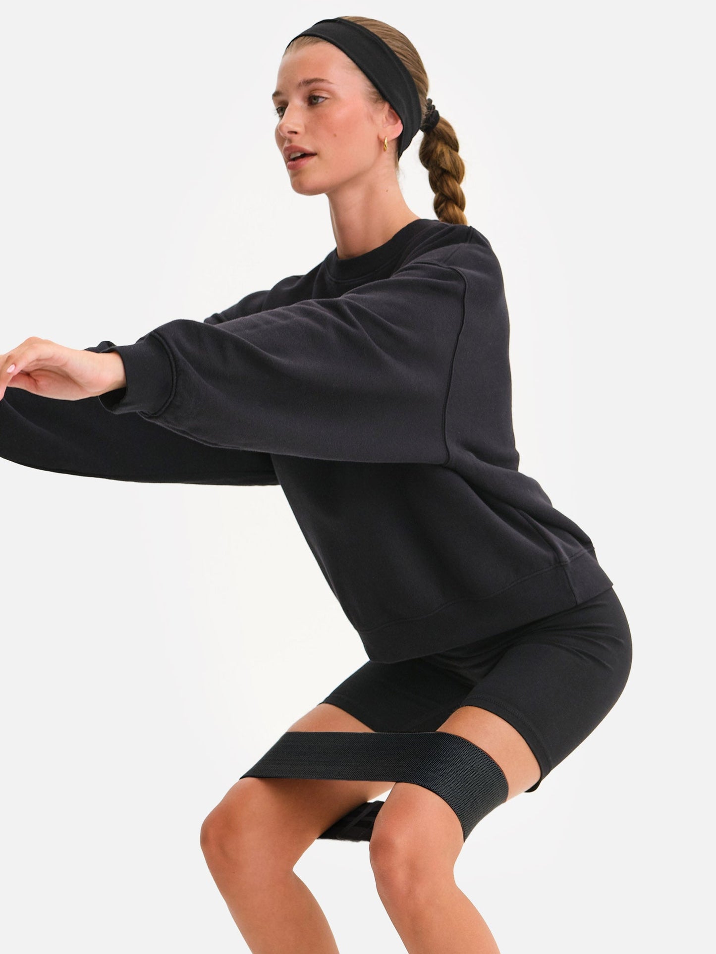 Organic Fleece Relaxed Crewneck Sweatshirt