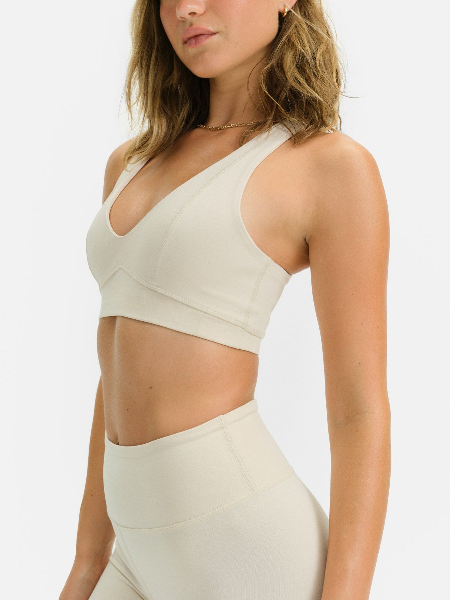Organic Stretch V-Neck Bra