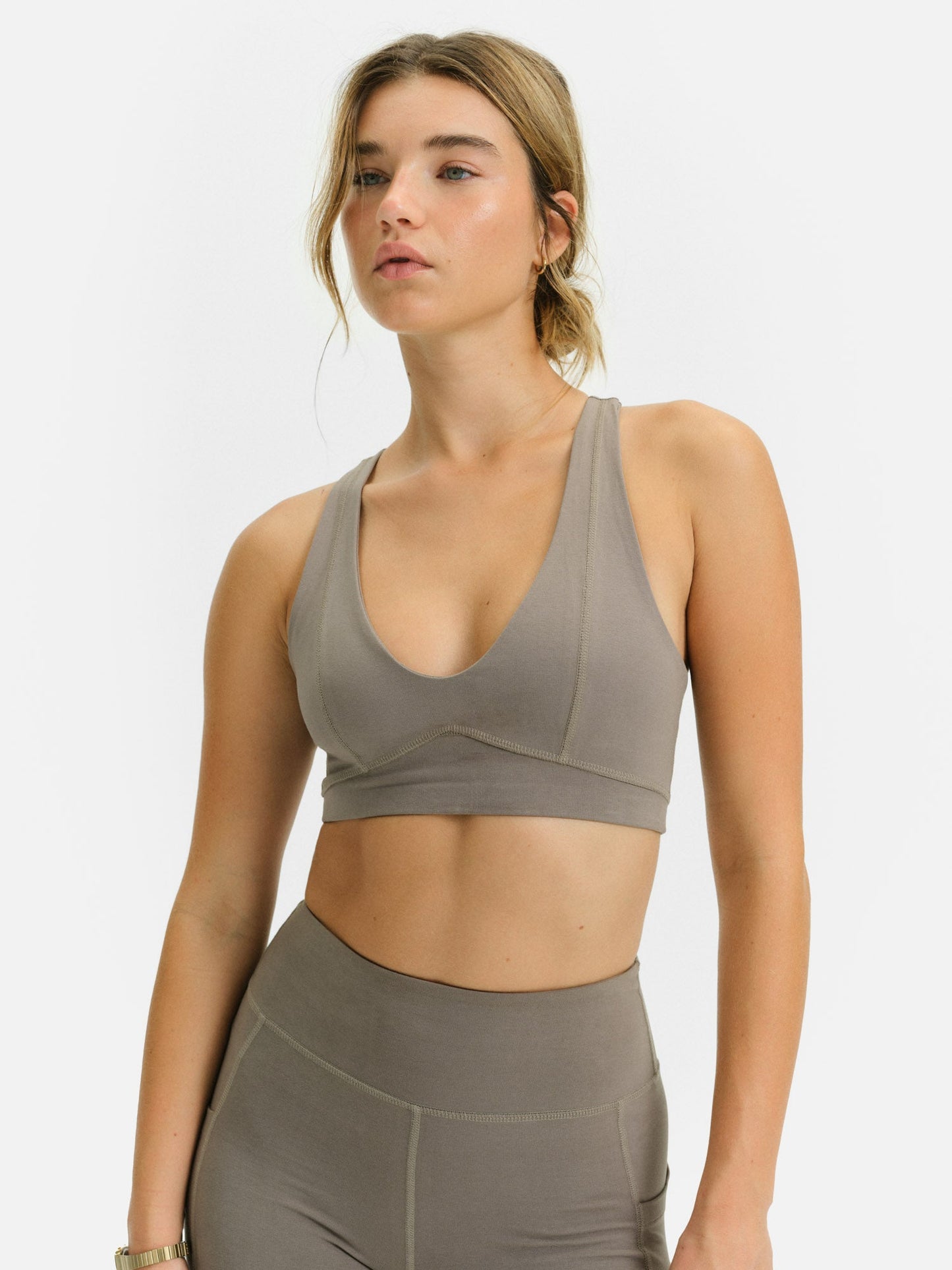 Organic Stretch V-Neck Bra