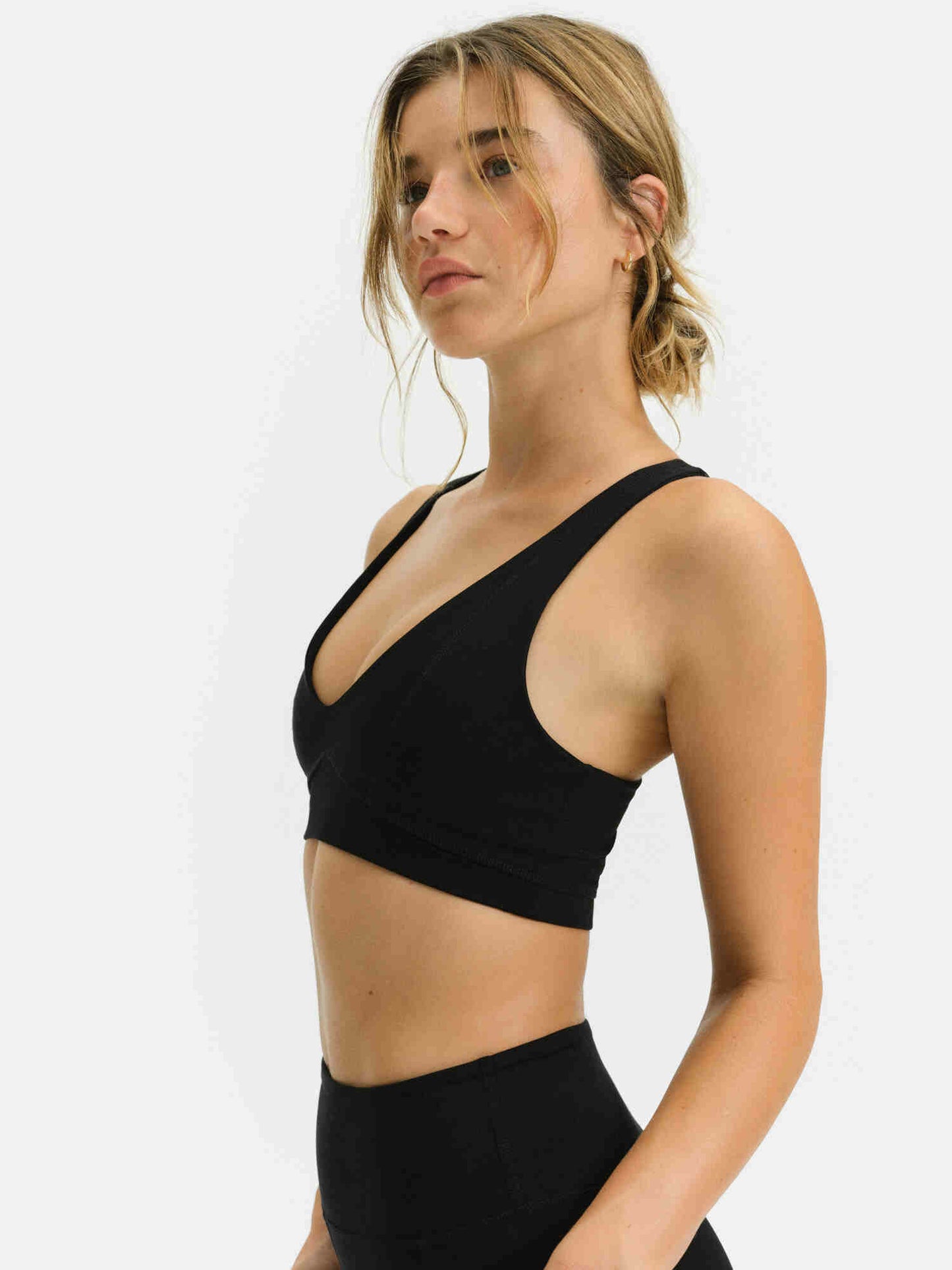 Organic Stretch V-Neck Bra