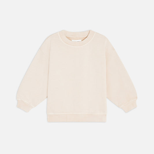 Mini Organic Fleece Crew Neck Sweatshirt