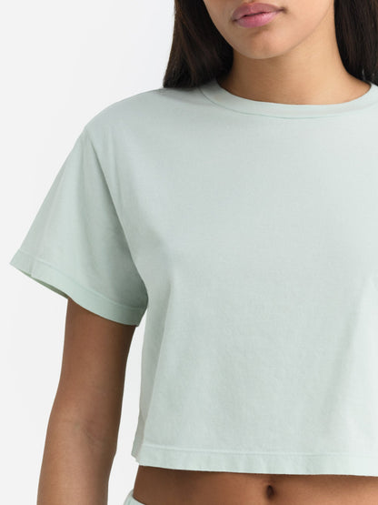 Organic Cotton Relaxed Crop Tee