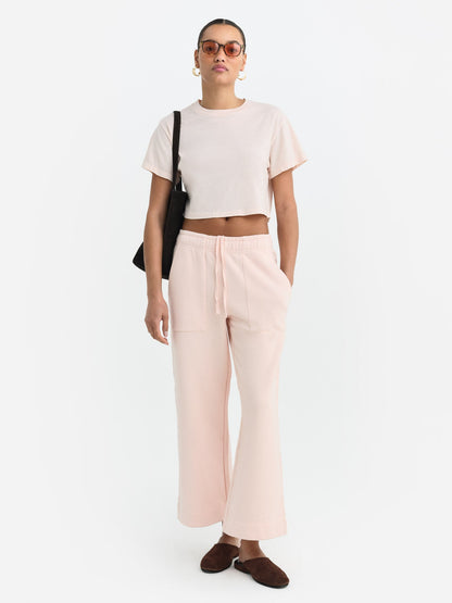 Organic Cotton Relaxed Crop Tee