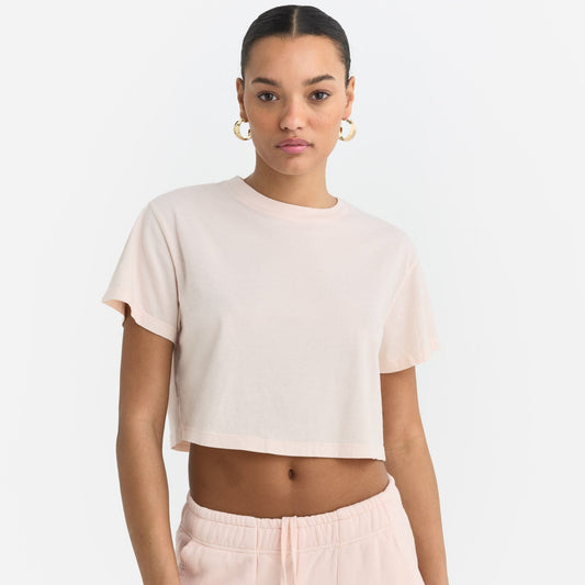 Organic Cotton Relaxed Crop Tee