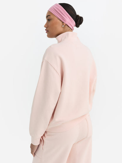 Organic Fleece Quarter Zip Sweatshirt