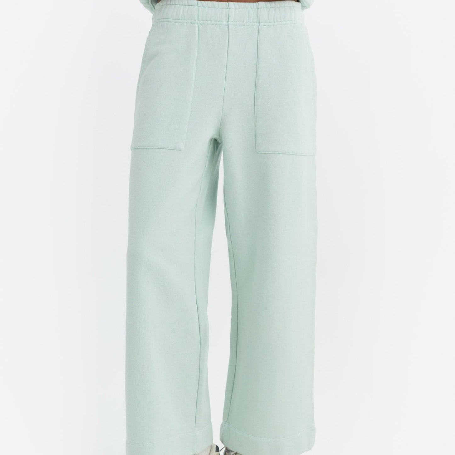 Organic Fleece Wide Leg Pant