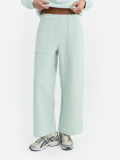 Organic Fleece Wide Leg Pant