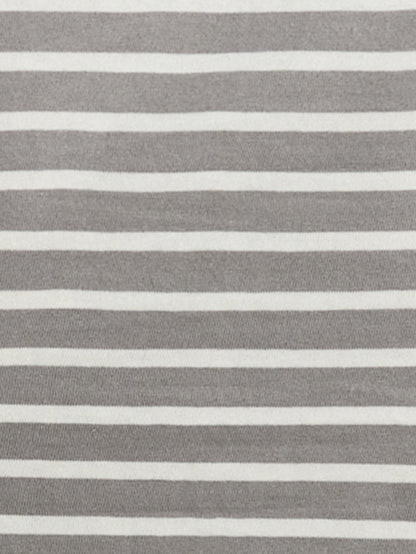 Organic Cotton Striped Shrunken Tee