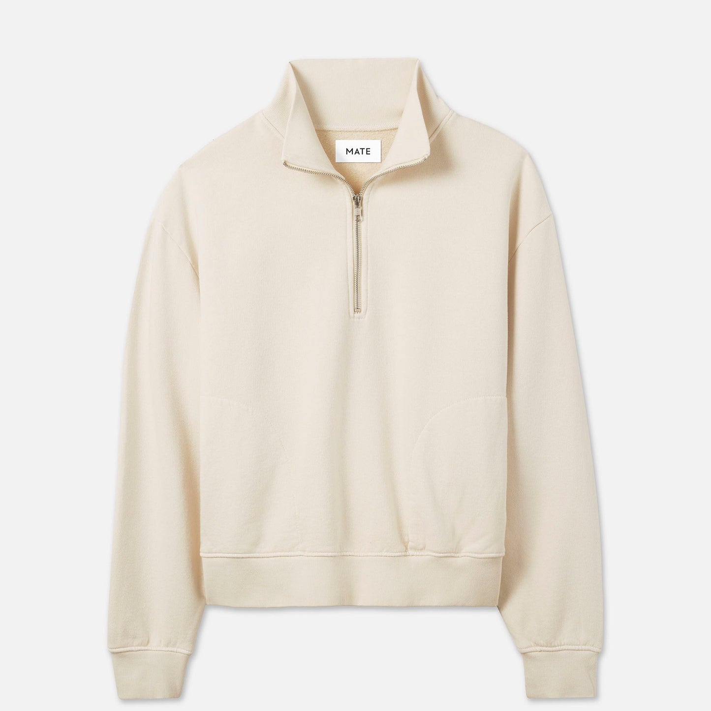 Organic Fleece Quarter Zip Sweatshirt