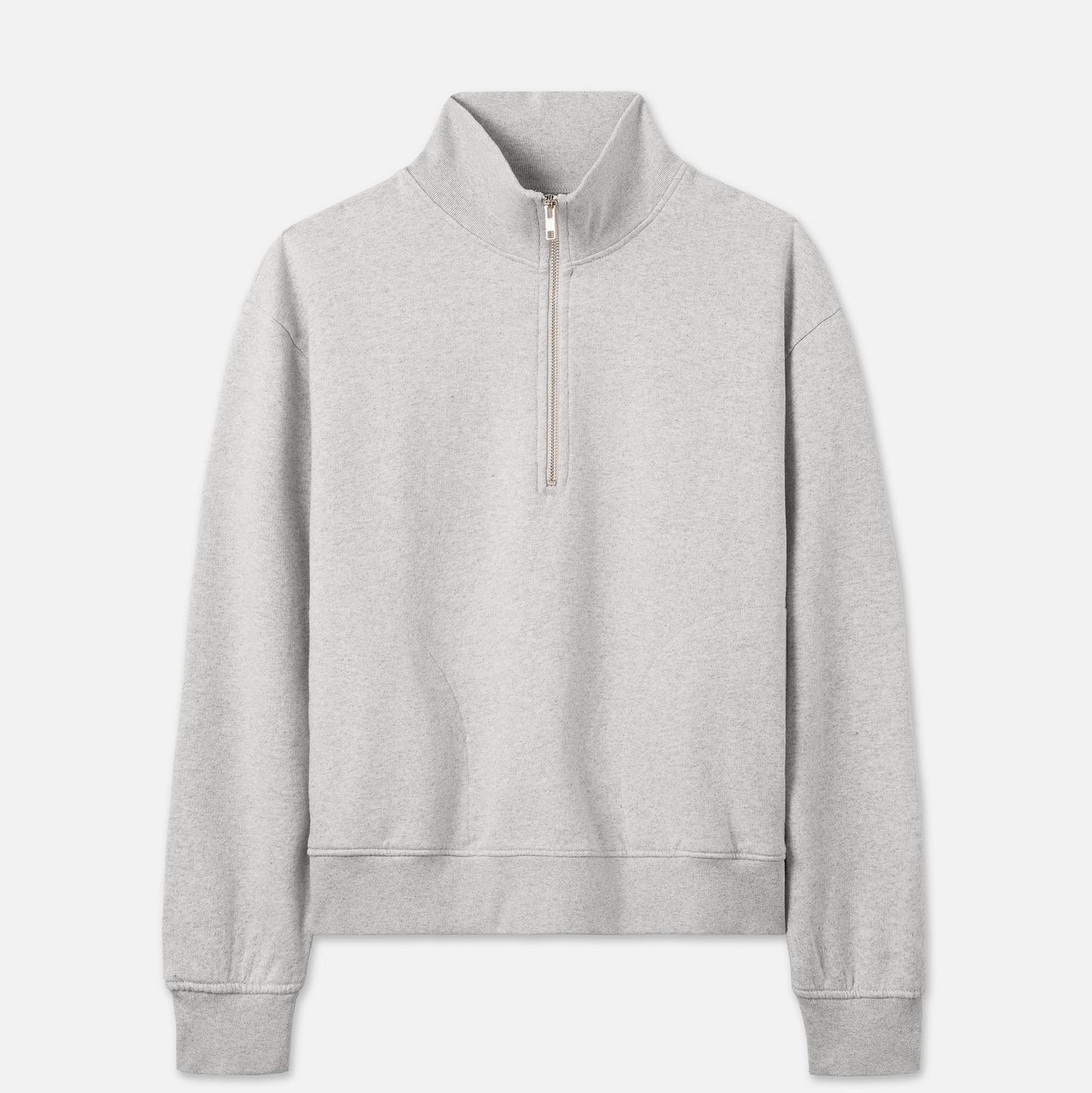 Organic Fleece Quarter Zip Sweatshirt
