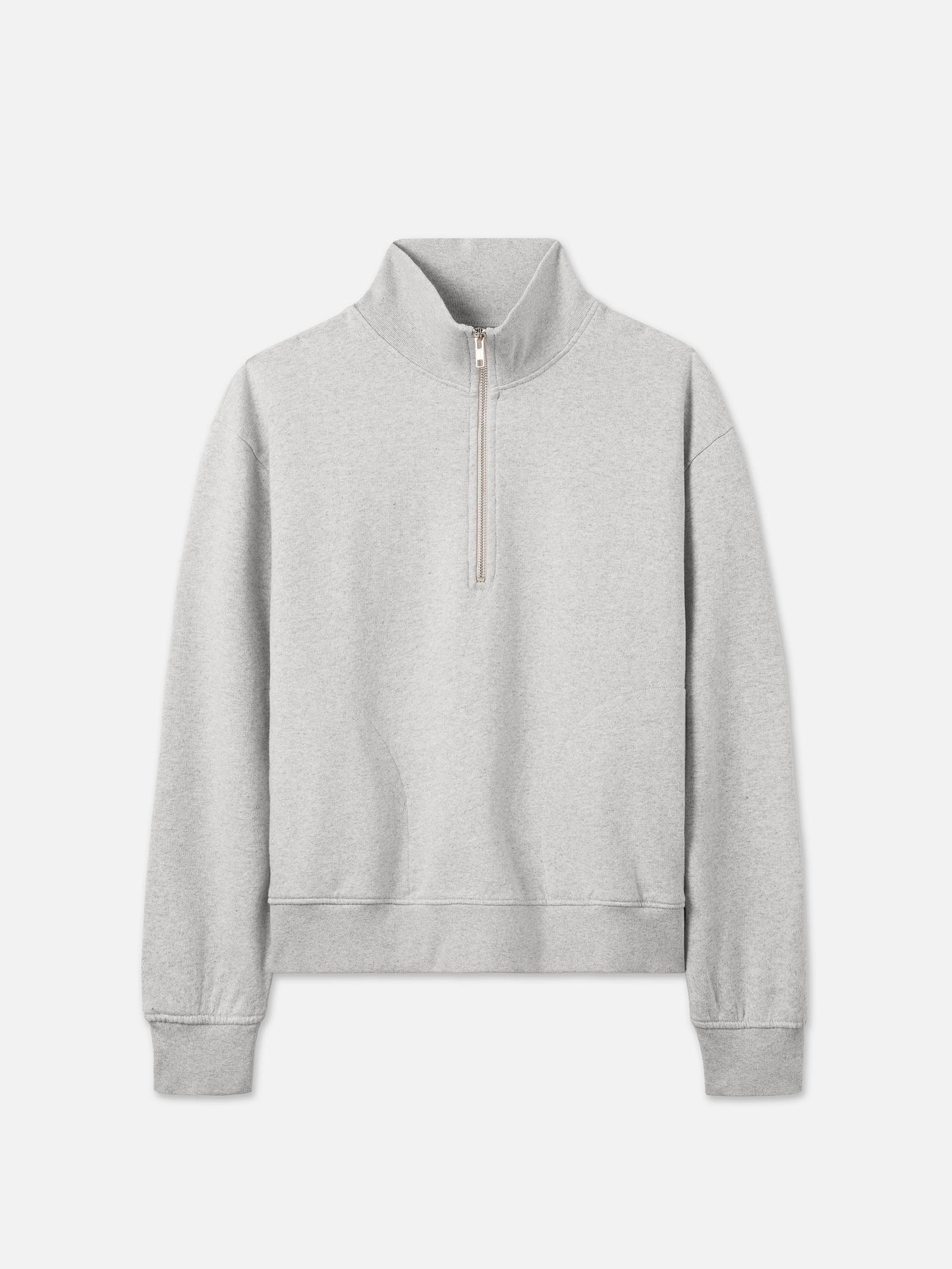 Organic Fleece Quarter Zip Sweatshirt
