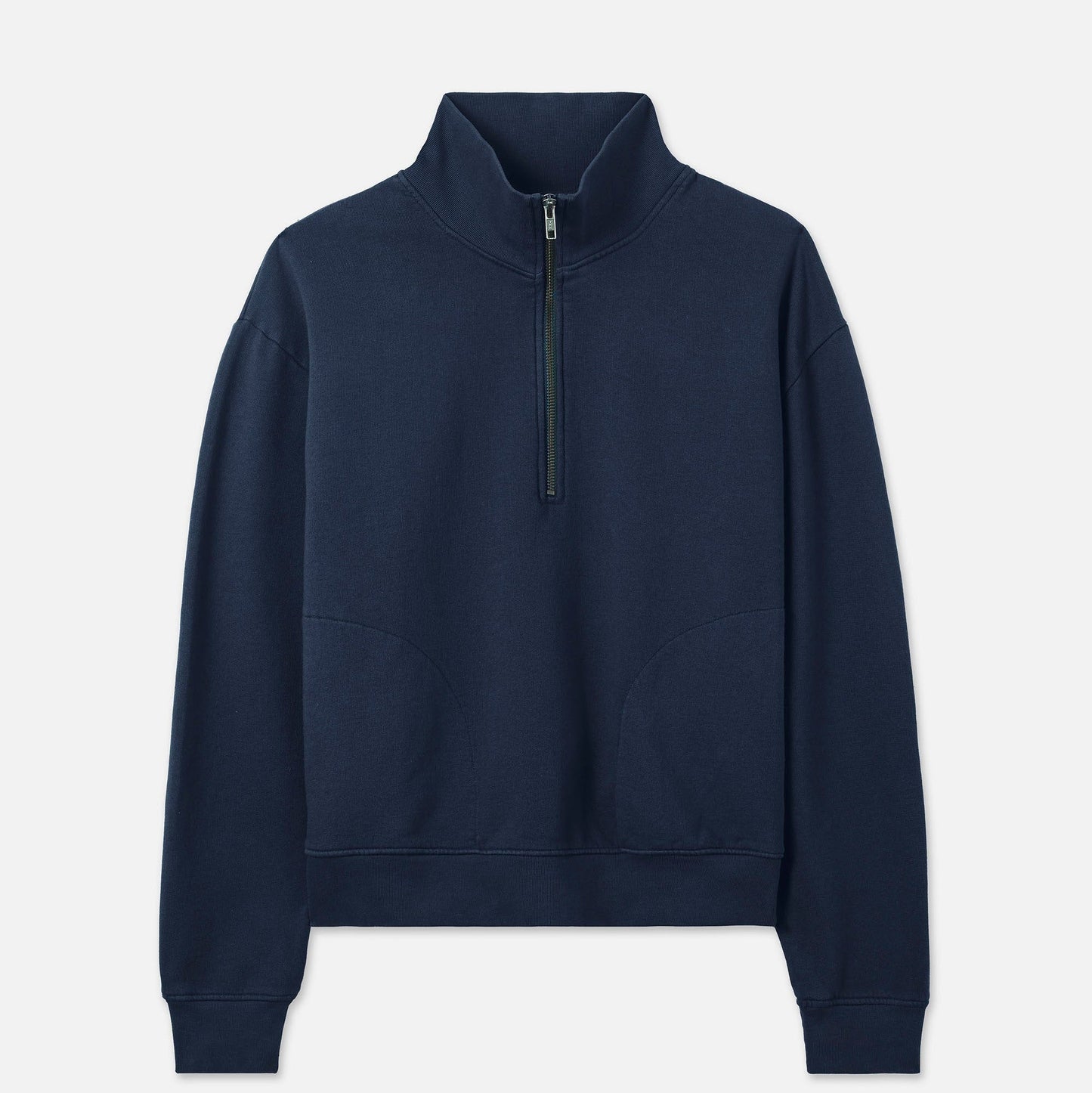 Organic Fleece Quarter Zip Sweatshirt