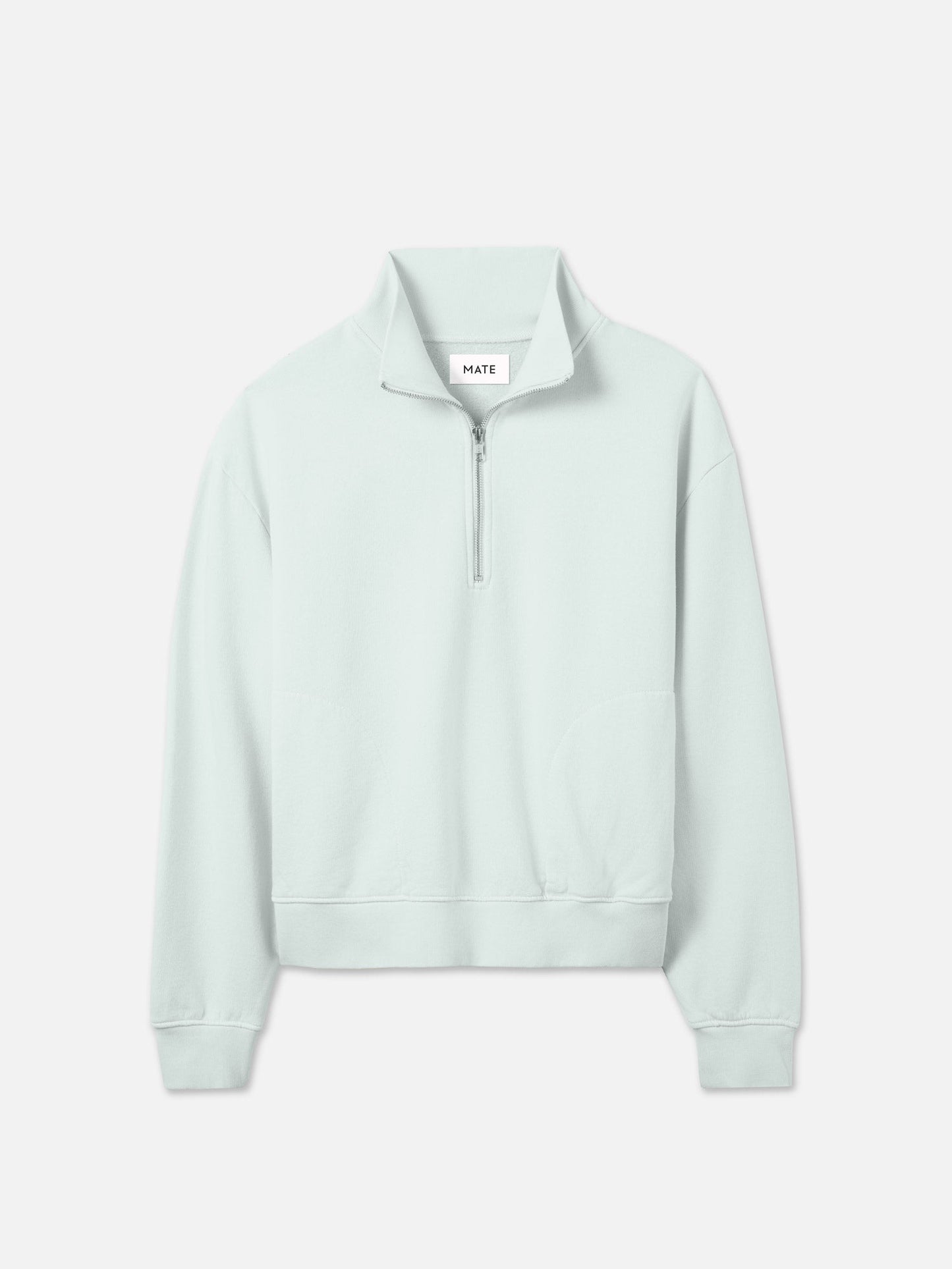 Organic Fleece Quarter Zip Sweatshirt