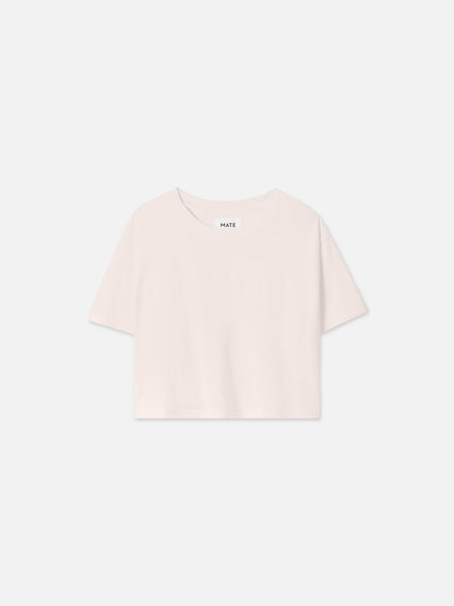 Organic Cotton Relaxed Crop Tee