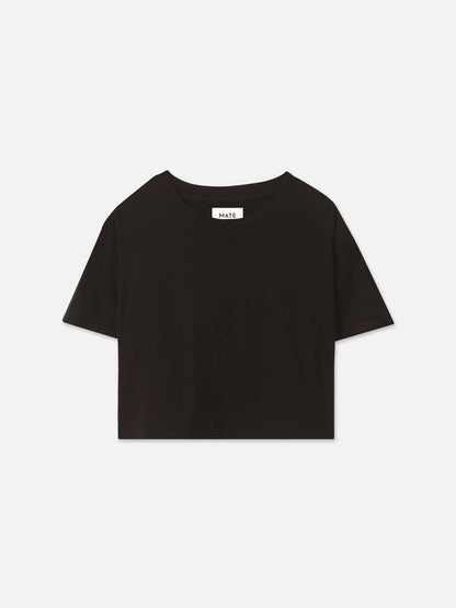 Organic Cotton Relaxed Crop Tee
